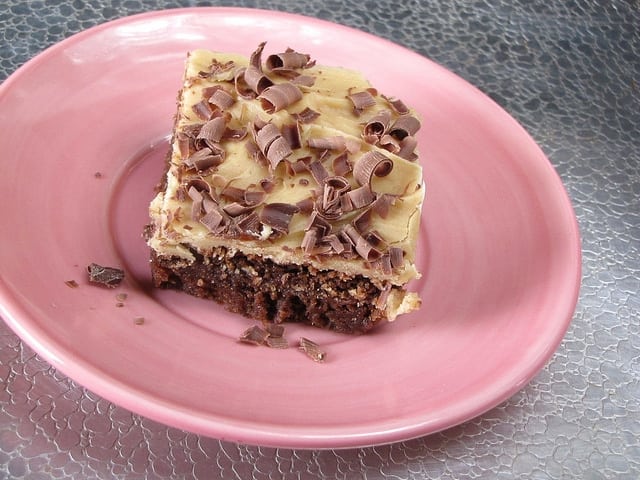 pb iced brownies