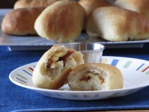 6319393919 32e8483110 z 300x225 bacon and smoked gouda rolls