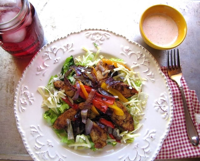 7007221221 5c8e1c41a1 z Chicken Fajita Salad