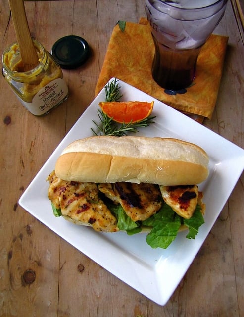 7149881561 a879d3bf24 z Roasted Garlic Mustard & Rosemary Grilled Chicken Sandwiches
