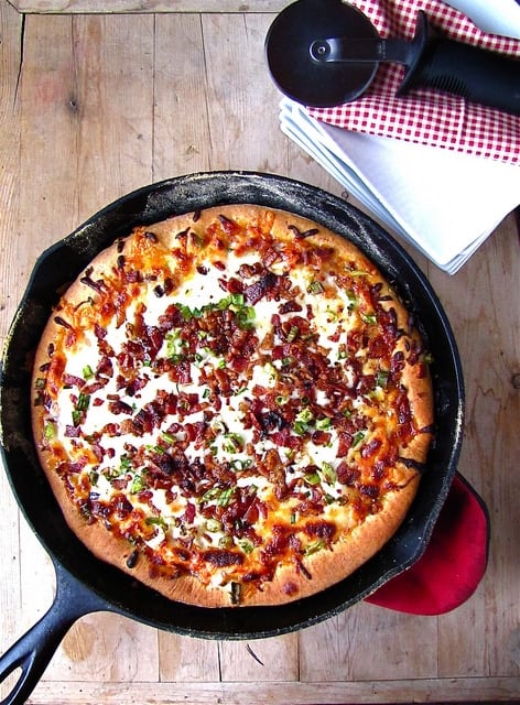 7289778420 81358b54ee z BBQ Chicken Bacon Pizza with Whole Grain Crust & a Giveaway