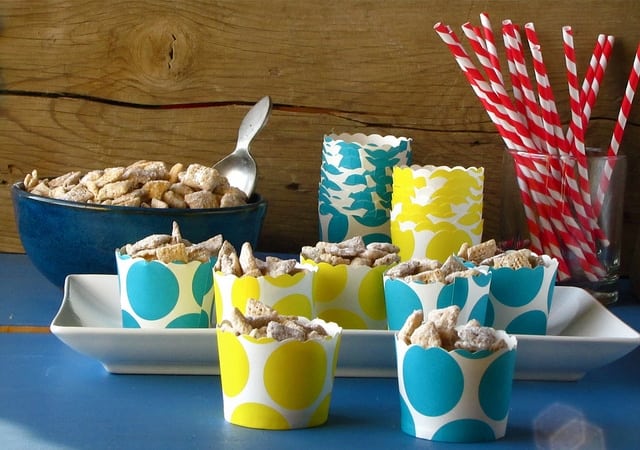 8176524505 a0628436cd z White Chocolate Biscoff Muddy Buddies