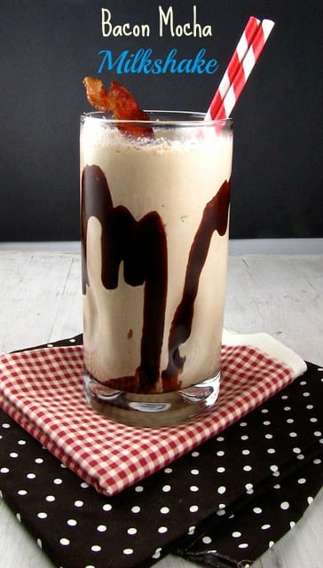 Bacon Mocha Milkshake Miss in the Kitchen Bacon Mocha Milkshake