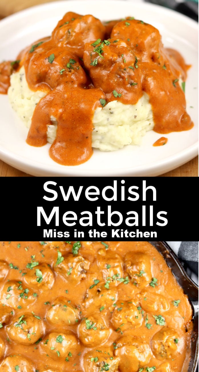 Swedish Meatballs and mashed potatoes