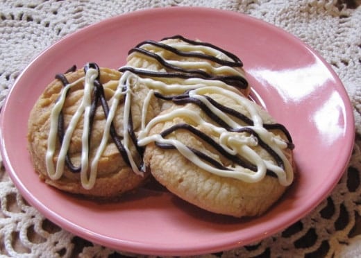 Toffee Butter Cookies on Plate