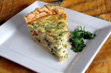 Smoked Salmon Quiche - Miss in the Kitchen