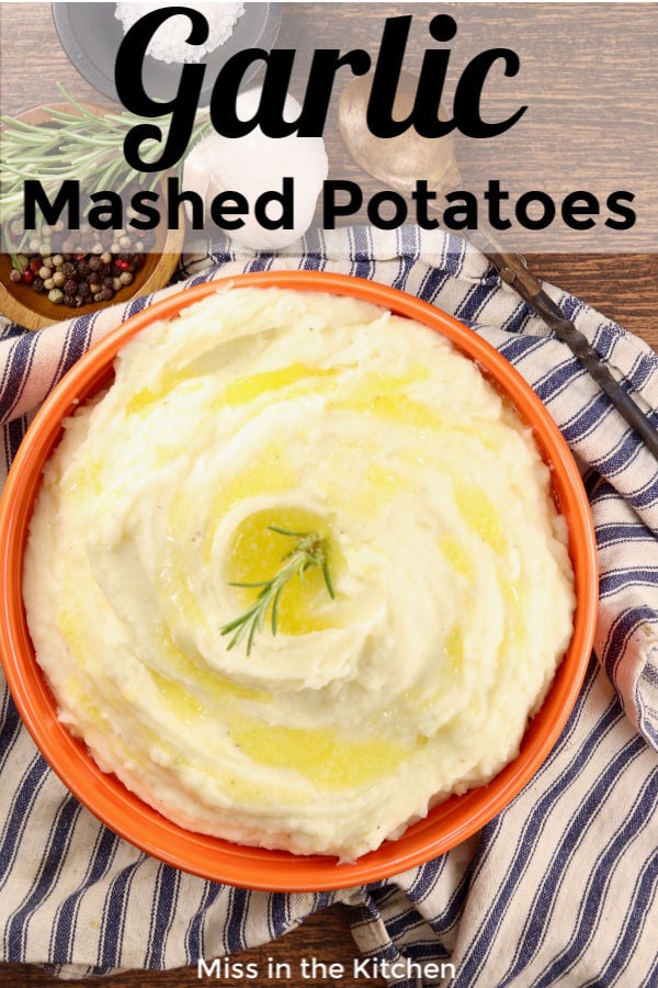 Garlic Mashed Potatoes Text Overlay
