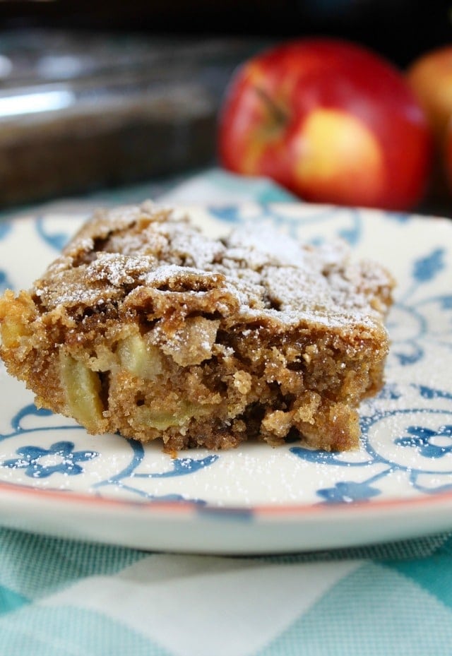 Fresh Apple Cake Recipe ~ delicious for any night of the week or perfect for entertaining from MissintheKitchen.com