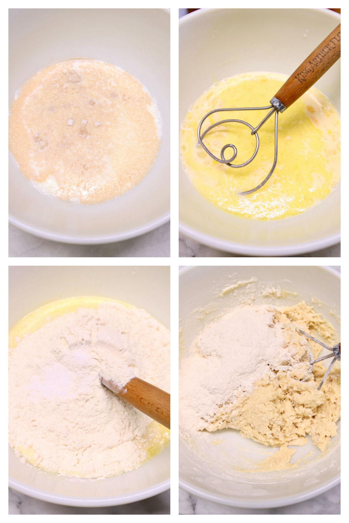 collage making yeast dough