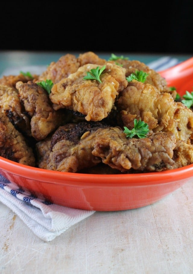 Chicken Fried Steak Bites Recipe | MissintheKitchen.com
