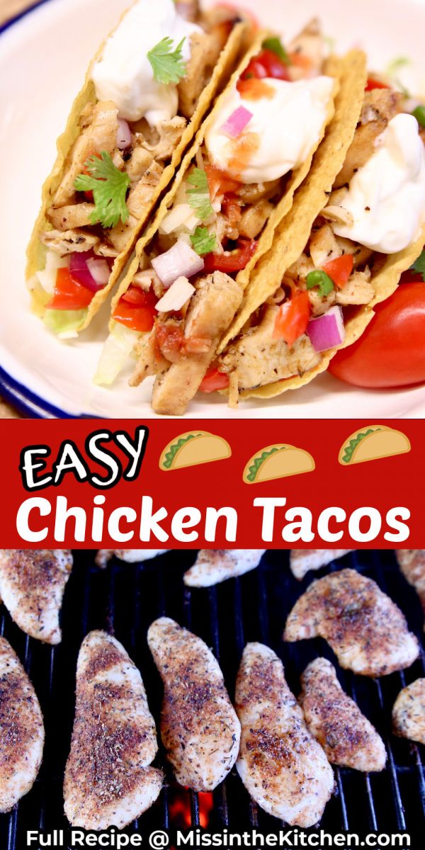 Easy Grilled Chicken Tacos