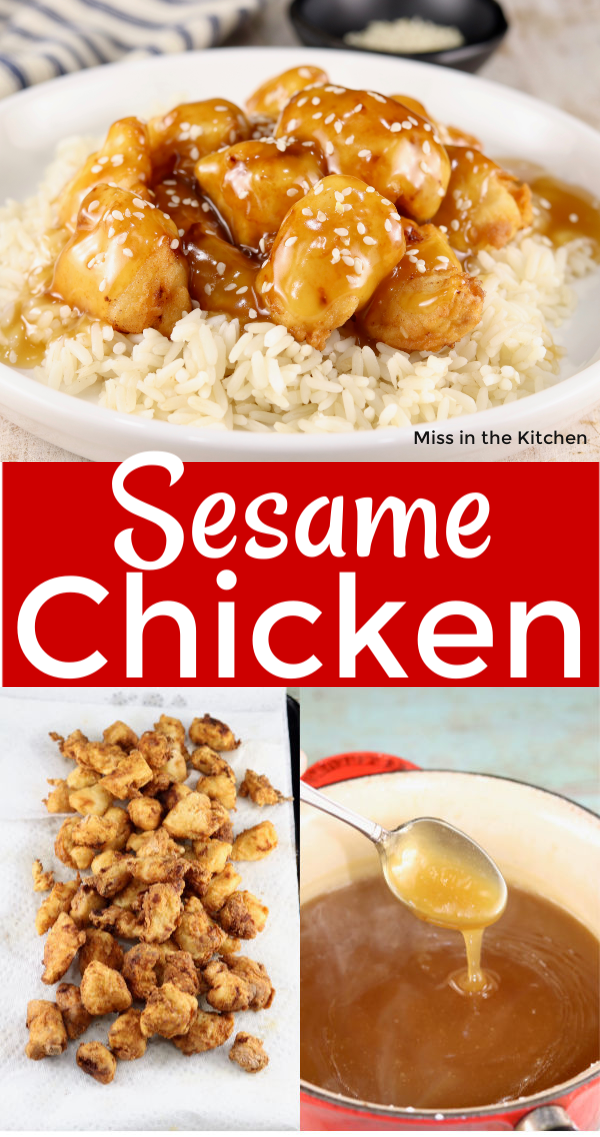 Sesame Chicken Collage