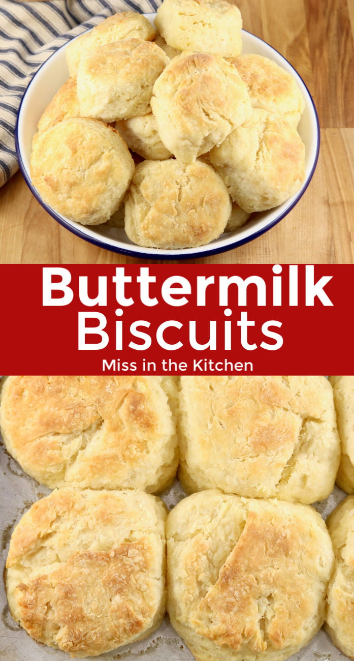 collage of buttermilk biscuits