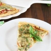 Tomato Pesto Tart Recipe from Southern Living Magazine. A summer favorite appetizer ~ MissintheKitchen.com