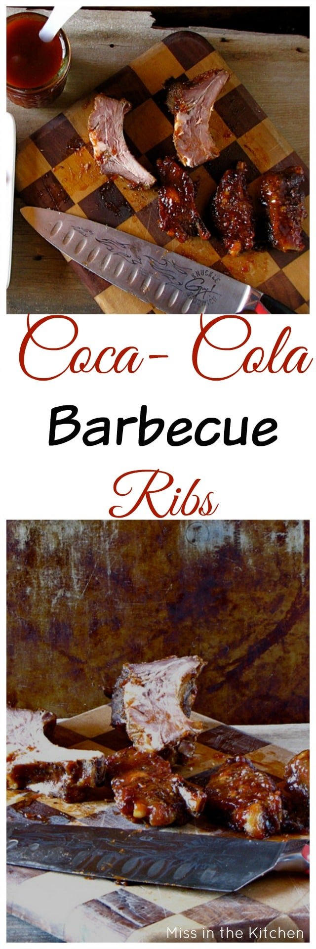 Coca~Cola Barbecue Ribs Recipe from Miss in the Kitchen