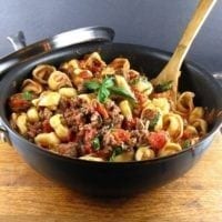 Easy Cheese Tortellini with Meat Sauce | Miss in the Kitchen