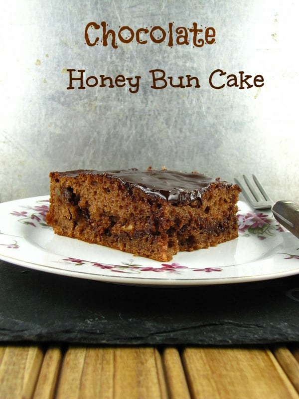 Chocolate Honey Bun Cake - Miss in the Kitchen