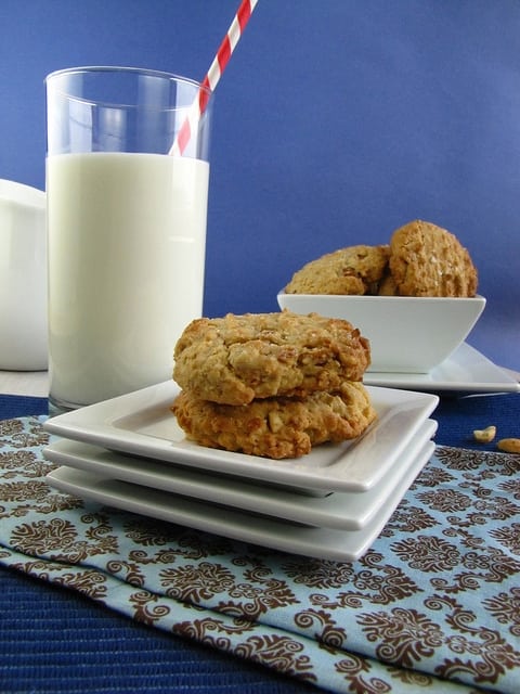 Crunchy Peanut Butter Cookies - Miss in the Kitchen