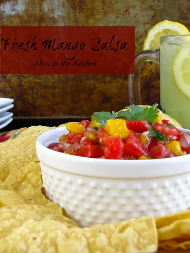 Miss in the Kitchen #mango #salsa #summer