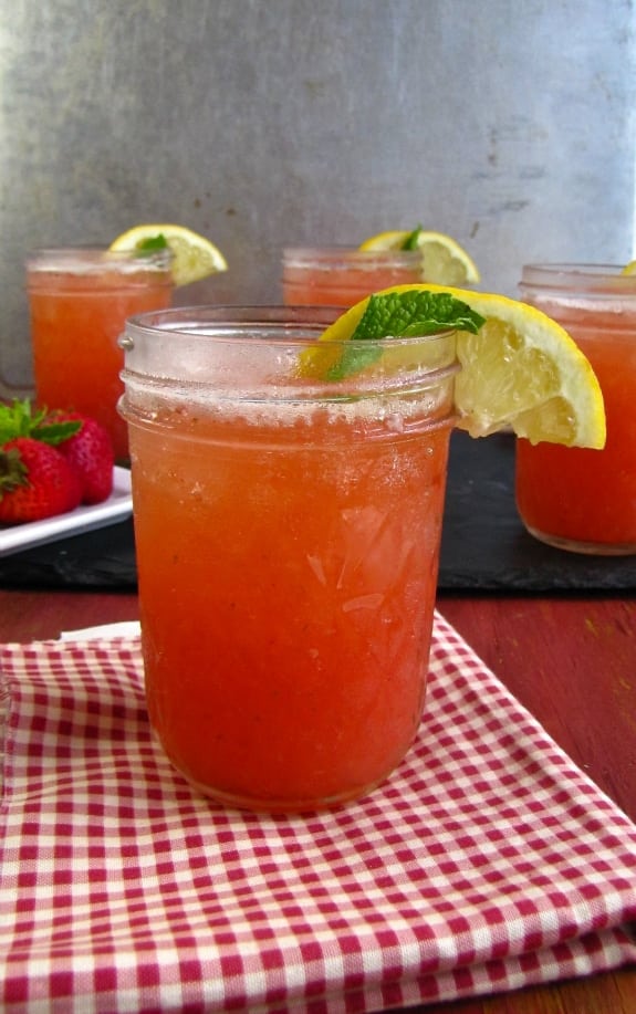 Skinny Strawberry-Watermelon Coolers