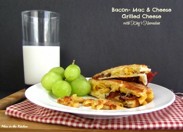 Bacon-Mac & Cheese Grilled Cheese