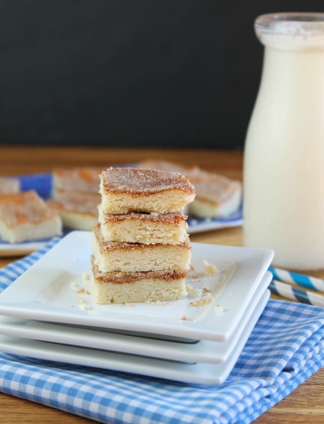 Snickerdoodle Shortbread Bites from Miss in the Kitchen