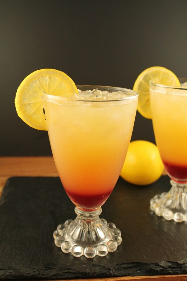 Pom Tequila Sunrise Cocktail from Miss in the Kitchen