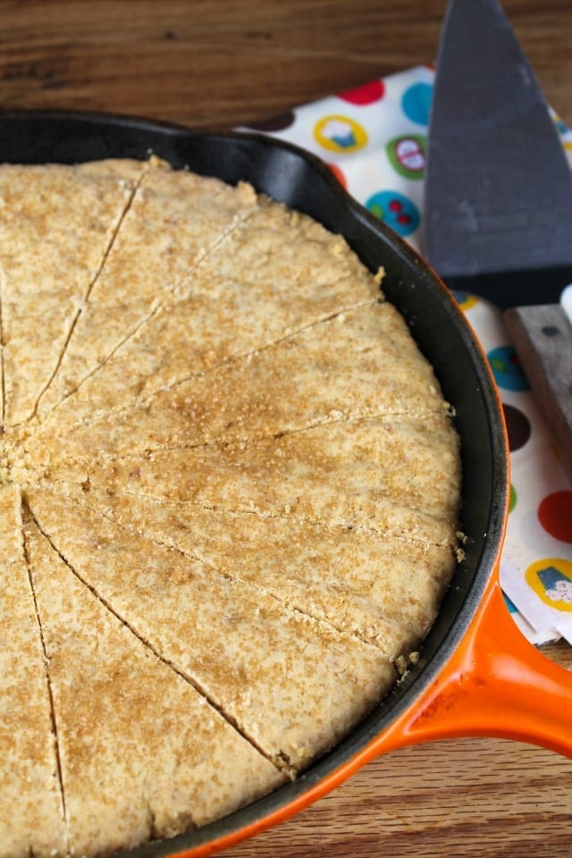 Brown Butter Toasted Coconut Skillet Cookies