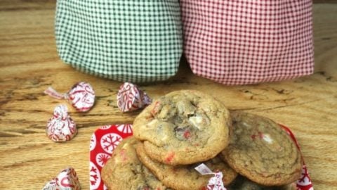 Peppermint Kiss & Chocolate Chip Cookies