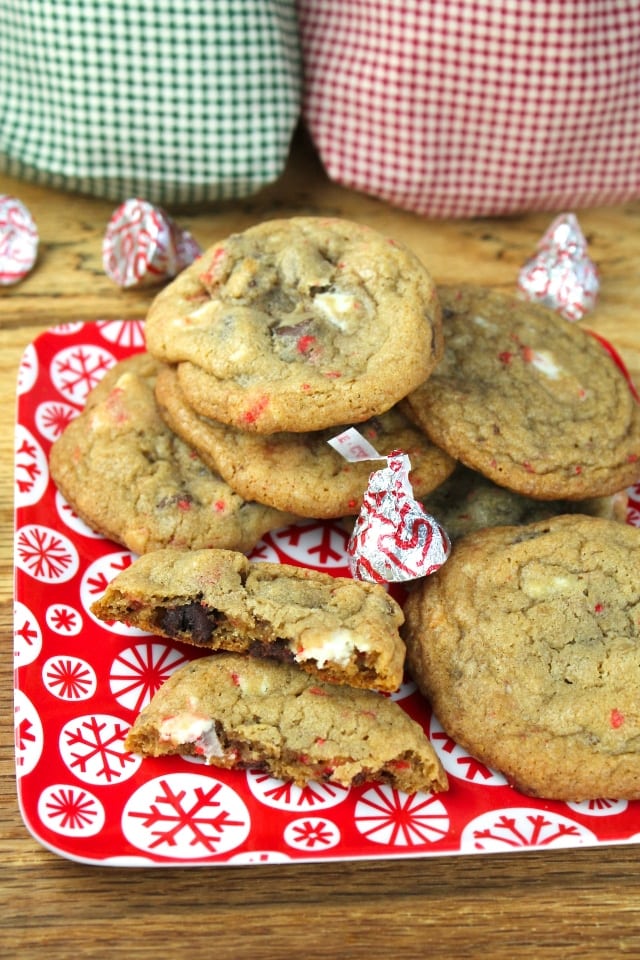 peppermint chocolate chip cookies