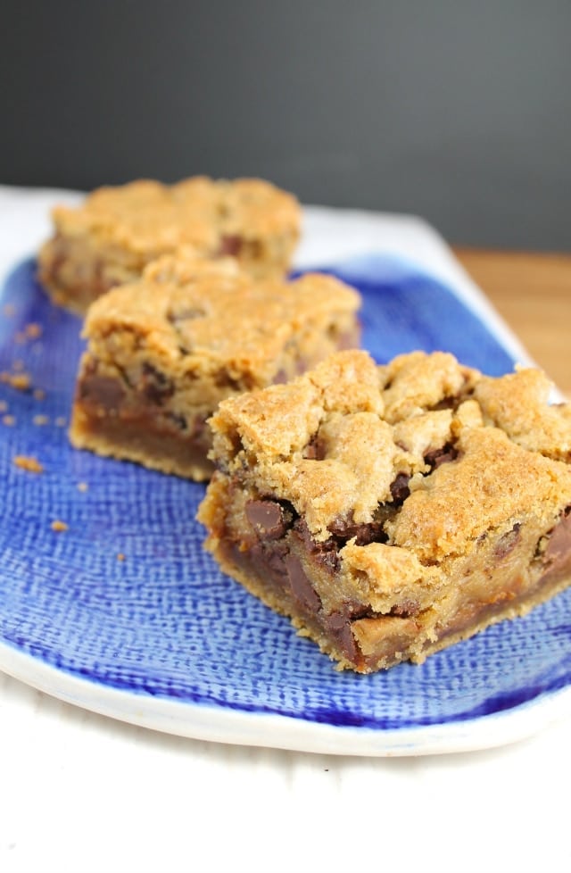 Recipe for Peanut Butter Chocolate Chip Cookie Bars Miss in the Kitchen