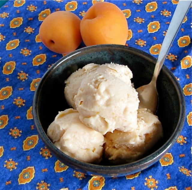 Tangy Apricot Frozen Yogurt