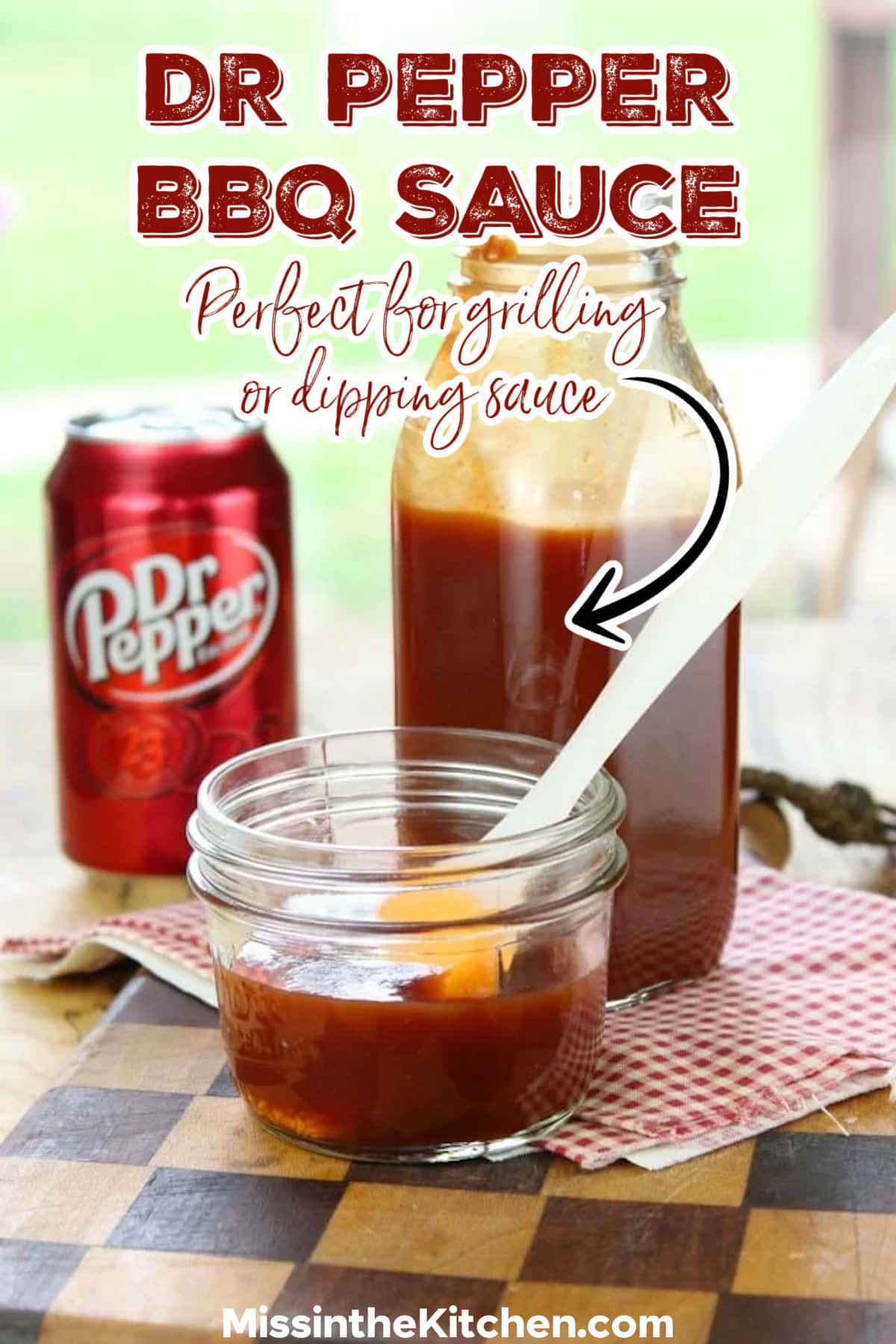 Dr Pepper BBQ Sauce (for Grilling or Dipping Sauce) - Miss in the Kitchen