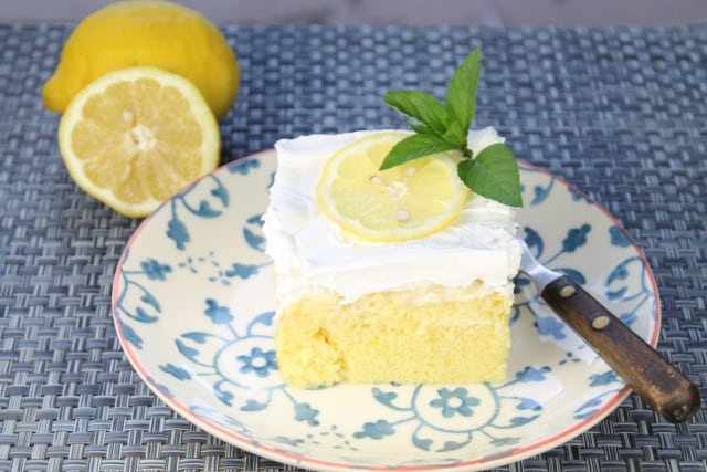 Lemon-Pineapple Poke Cake | Miss in the Kitchen