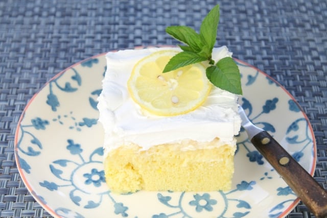 Lemon-Pineapple Poke Cake from missinthekitchen.com