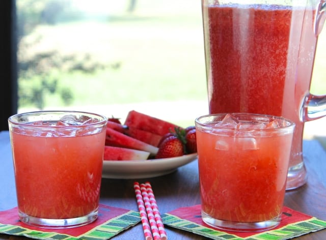 Summer Fruit Spritzers from Miss in the Kitchen