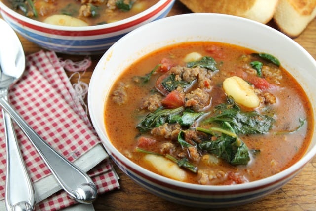 Italian Gnocchi Soup Recipe ~ MissintheKitchen.com