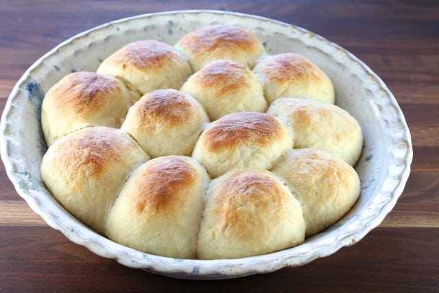 Butter Buns {Make Ahead Bread}