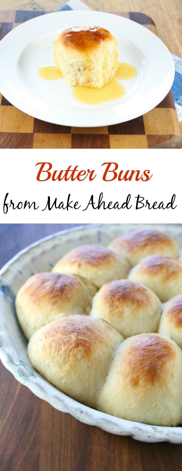 Butter Buns from Make Ahead Bread