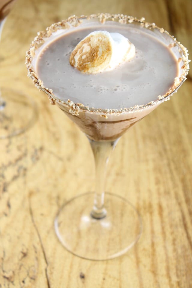 S'mores Martini from Miss in the Kitchen