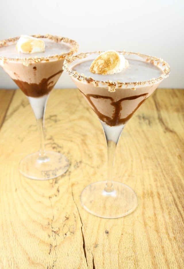 S'mores Martinis from Back Around the Table Miss in the Kitchen