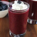 Incredibly bright and flavorful Berry Soup Dessert Shooters from Miss in the Kitchen #ProgressiveEats