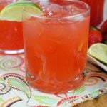 Easy Strawberry Limeade Punch from missinthekitchen