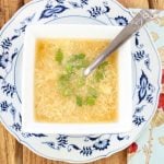 Egg Drop Soup from Miss in the Kitchen ~ A delicious and easy recipes that is better than take out! #ProgressiveEats