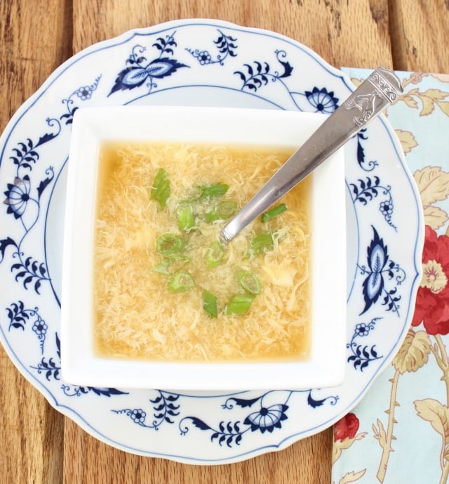 Egg Drop Soup from Miss in the Kitchen