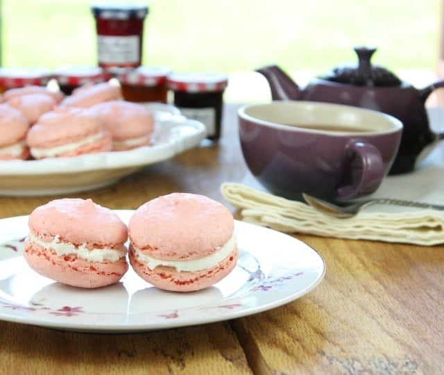 Macarons with Champagne Buttercream Recipe from Miss in the Kitchen