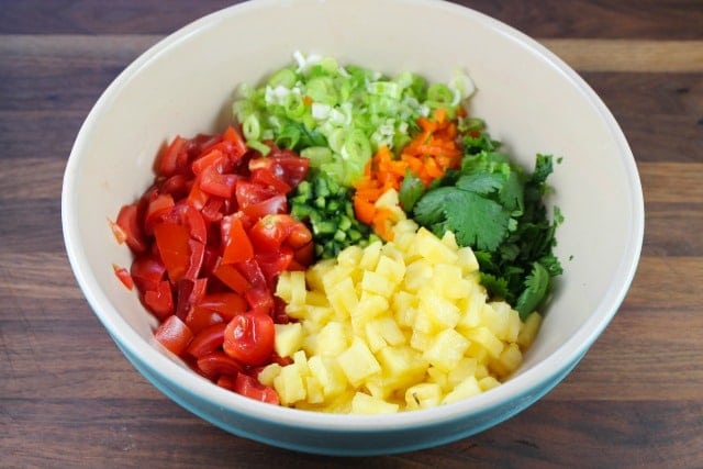 Pineapple Pico de Gallo from Miss in the Kitchen