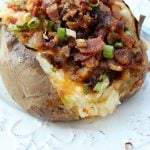 Burger Twice Baked Idaho Potatoes Recipe from Miss in the Kitchen