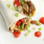5 Ingredient Mexican Chicken Burritos Slow Cooker Recipe ~ missinthekitchen
