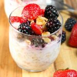 Overnight Oats with Berries and Walnuts Recipe from Miss in the Kitchen